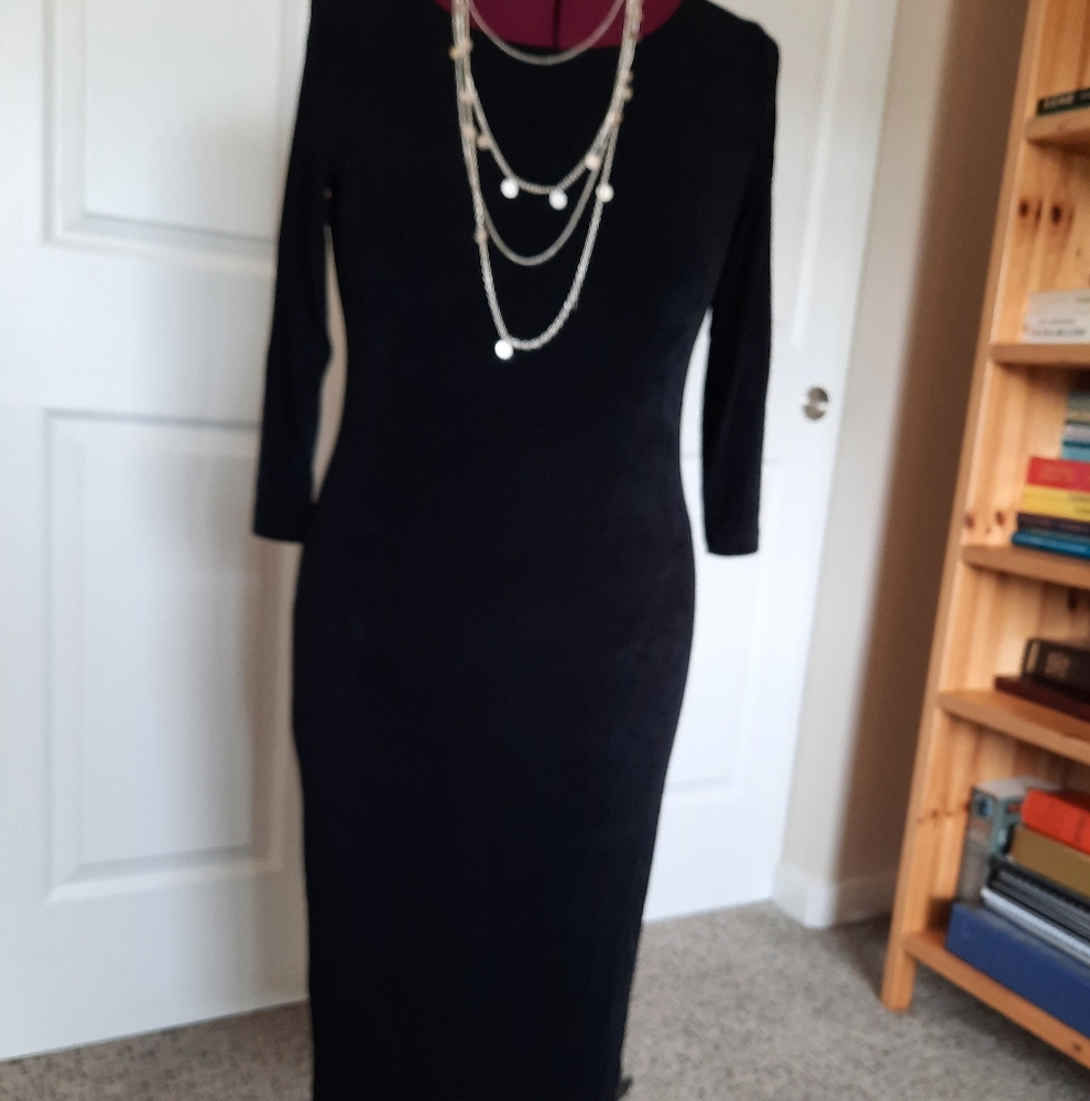 Black long sleeve dress